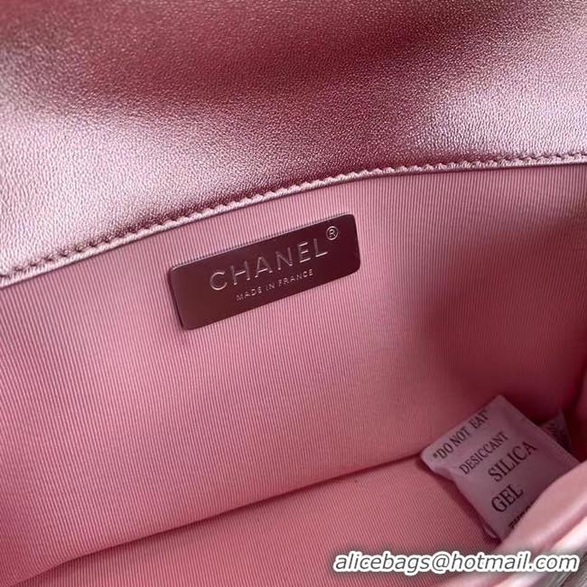 Cheapest Chanel Flap Original Lambskin Leather Shoulder Bag AS1665 silver pink