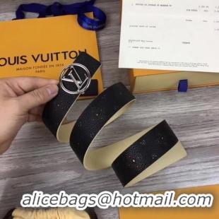 Stylish Louis Vuitton ICONIC 35MM Calf leather M0008 black