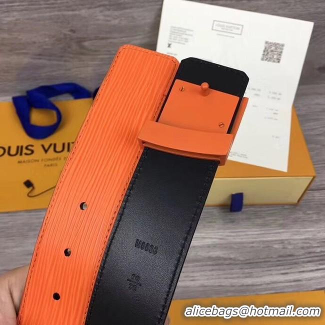 Pretty Style Louis Vuitton INITIALES 40MM BELT M0035S orange