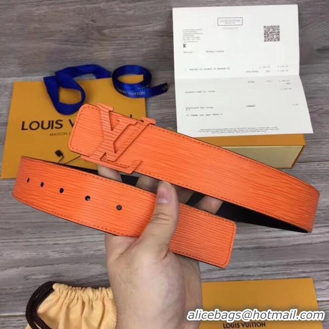 Pretty Style Louis Vuitton INITIALES 40MM BELT M0035S orange