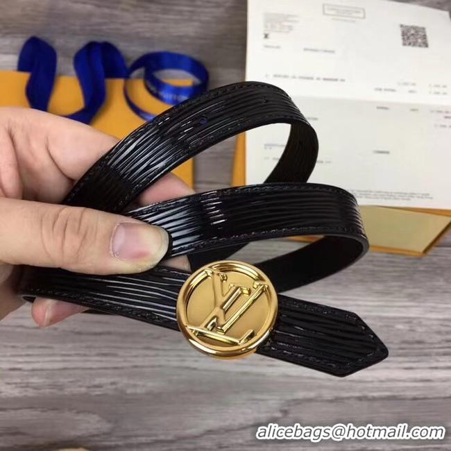 Top Quality Louis Vuitton CIRCLE 20MM REVERSIBLE BELT M0053U black