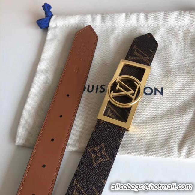 Practical Louis Vuitton Leather Belt M0196W 30MM