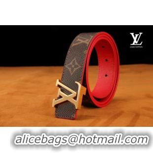 Perfect Louis Vuitton Leather Belt M0198W 30MM