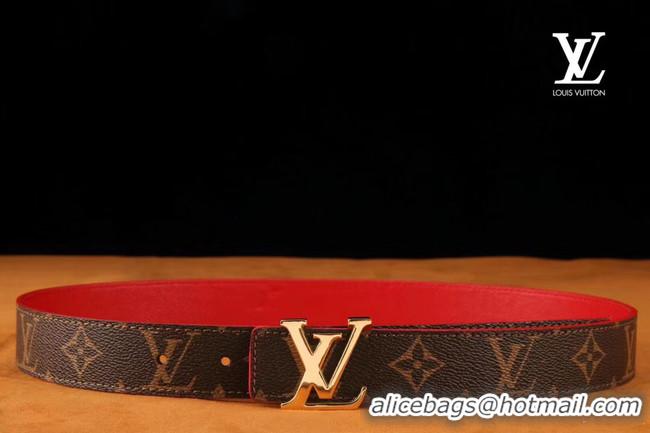 Perfect Louis Vuitton Leather Belt M0198W 30MM