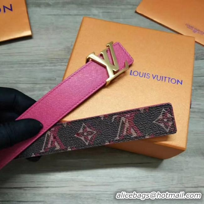 Luxury Louis Vuitton Leather Belt M0202W 30MM