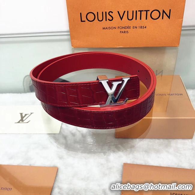 Luxury Louis Vuitton Leather Belt M0202W 30MM