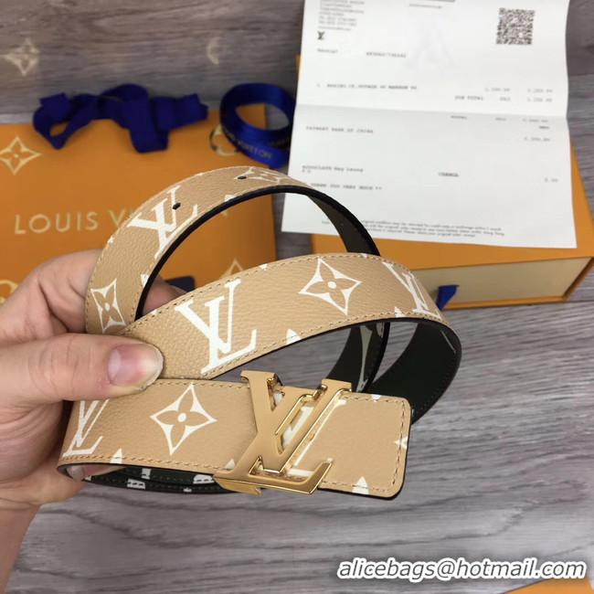 Hot Style Louis Vuitton Leather Belt M0203W 30MM