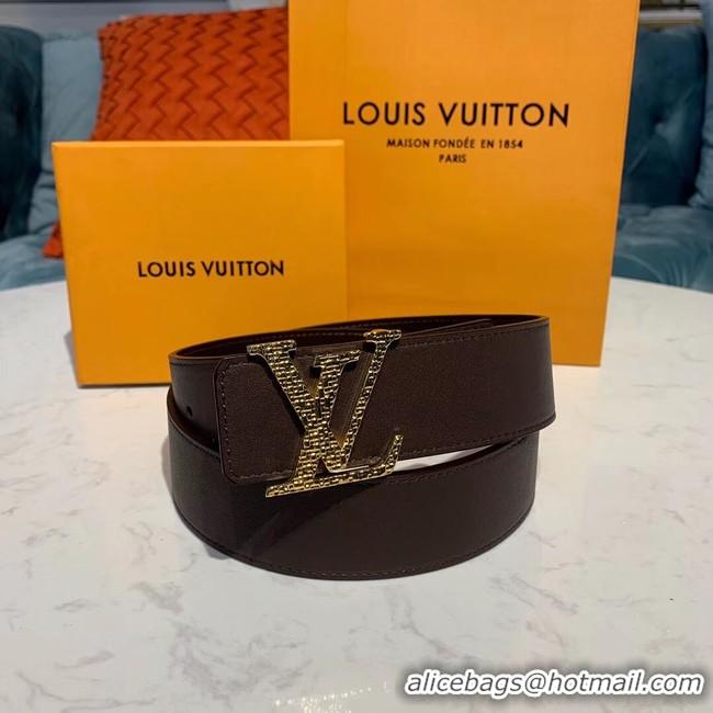 Elegant Louis Vuitton Leather Belt M0165U 40MM