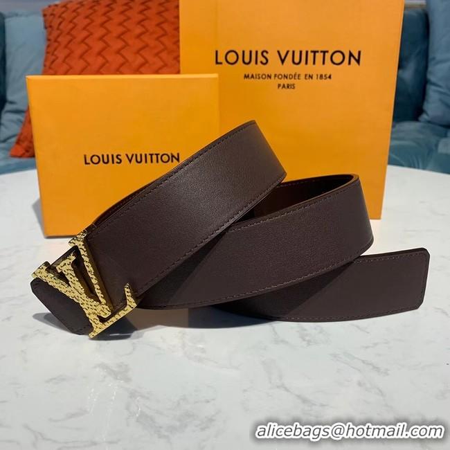 Elegant Louis Vuitton Leather Belt M0165U 40MM