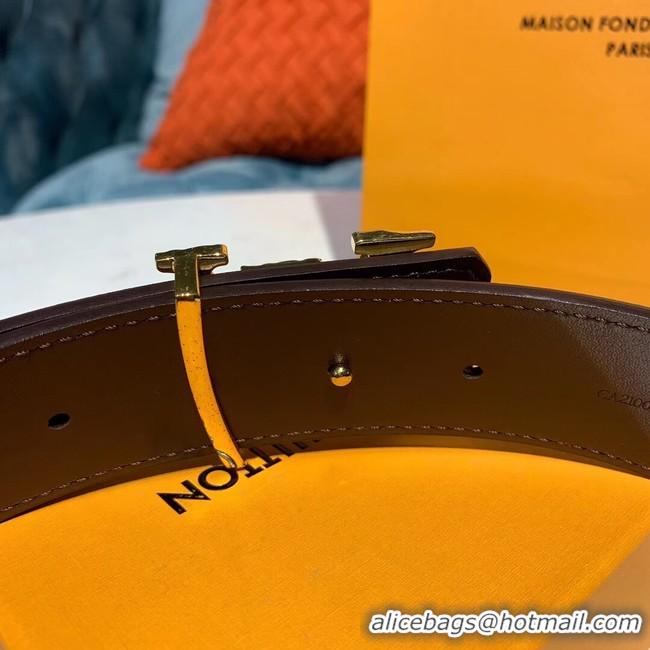 Elegant Louis Vuitton Leather Belt M0165U 40MM