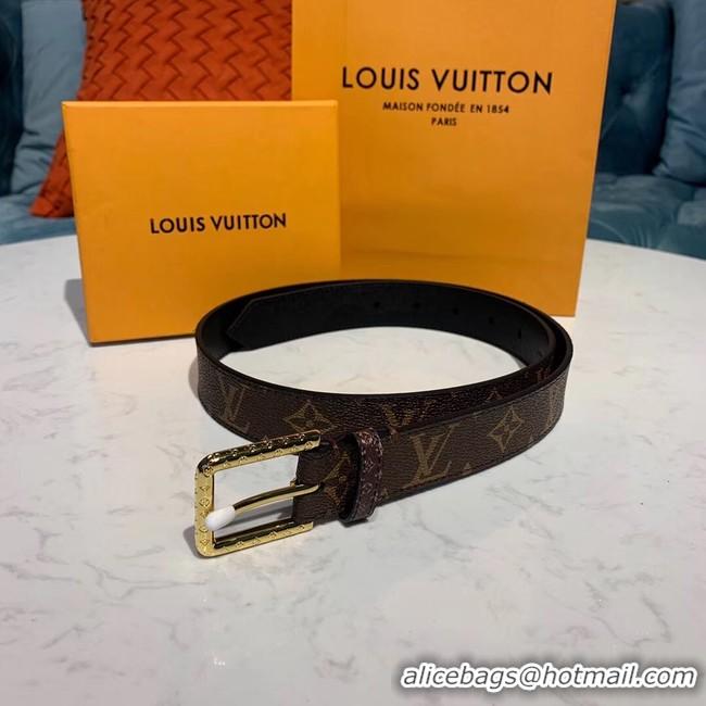 Good Quality Louis Vuitton Leather Belt M0195 30MM