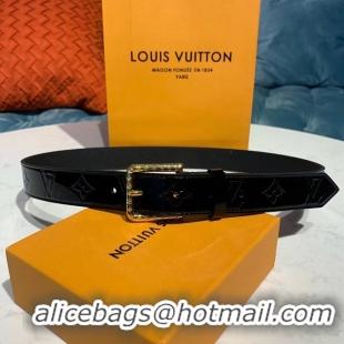 Perfect Louis Vuitton Leather Belt M0196 30MM