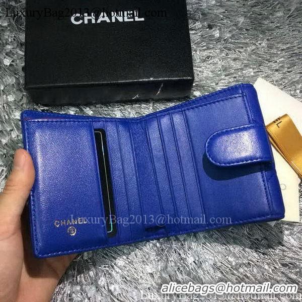 New Fashion Chanel mini Tri-Fold Wallet Sheepskin Leather A48980