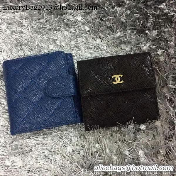 New Fashion Chanel mini Tri-Fold Wallet Sheepskin Leather A48980