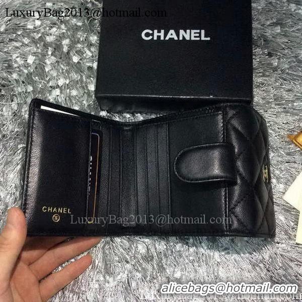 New Fashion Chanel mini Tri-Fold Wallet Sheepskin Leather A48980