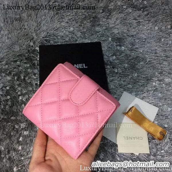 New Fashion Chanel mini Tri-Fold Wallet Sheepskin Leather A48980