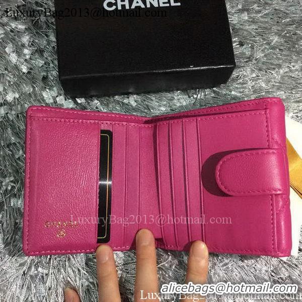 New Fashion Chanel mini Tri-Fold Wallet Sheepskin Leather A48980