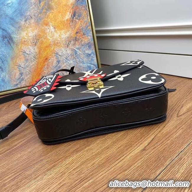 Charming Louis vuitton original LV CRAFTY POCHETTE METIS M45384 black