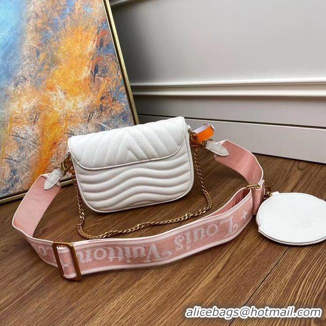 Good Quality Louis Vuitton Original NEW WAVE MULTI-POCHETTE M56461 white