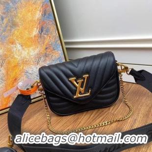 Top Quality Louis Vuitton Original NEW WAVE MULTI-POCHETTE M56461 black