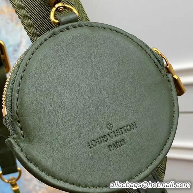 Discount Colorful Louis Vuitton Original NEW WAVE MULTI-POCHETTE M56461 Green