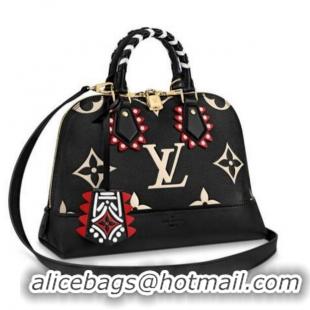 Best Price Louis Vuitton Original Leather ALMA M44832 Black