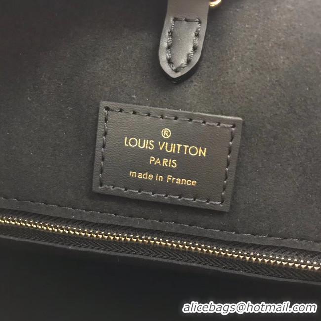 Luxury Louis Vuitton Original FOLD TOTE medium M45409 black&brown&white