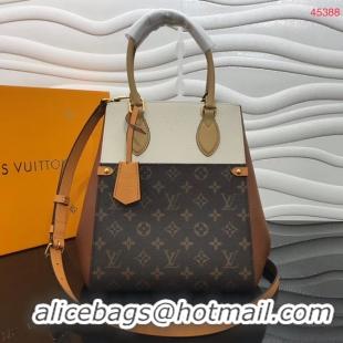 Best Price Louis Vuitton Original FOLD TOTE medium M45409 brown&Beige