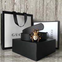 Best Price Gucci leather belt 499638 black