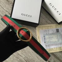 Charming Gucci Web belt G25511 Red & green