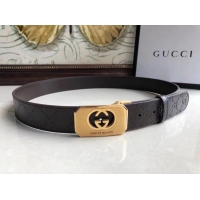 Top Quality Gucci Original Calf Leather 35MM 3306-6