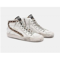 Grade Quality Golden Goose GGDB Slide Sneakers With Leopard Print Pony Skin Inserts GGBD20