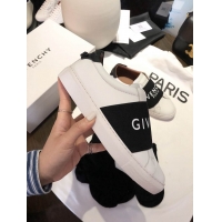 ​New Fashion Givenchy Paris Sneakers in Calf Leather G87539 White/Black