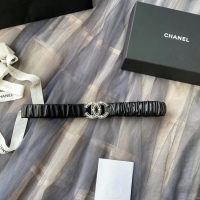 Best Price Chanel Calf Leather Belt 56611 black