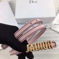 Luxury Dior 30mm Leather Belt CD2366 Pink