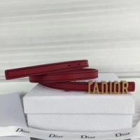 Perfect Dior 30mm Leather Belt CD2366 Red