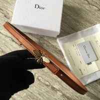 1:1 aaaaa Dior BEE BELT CALFSKIN B0387 brown