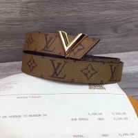 Practical Louis Vuitton 30mm Belt M9305 Wheat