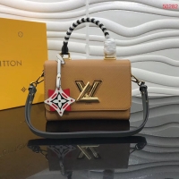 Cheapest Louis vuitton original CRAFTY TWIST tote bag M56780 Caramel