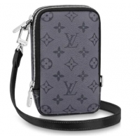 Cheapest Louis vuitton original DOUBLE PHONE M69534 black