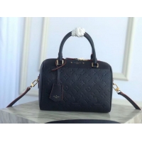 Discount Design Louis vuitton original leather SPEEDY 25 Monogram Empreinte M43501 dark blue