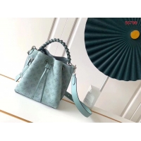 Trendy Design Louis Vuitton MURIA Mahina perforated calf leather M55800 sky blue