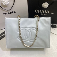 Top Design Chanel Original Leather Tote Shopping Bag AS1943 White