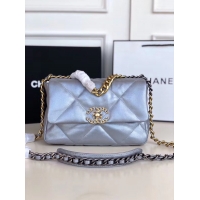 Popular Style Chanel 19 flap bag AS1160 silver