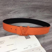 Pretty Style Louis Vuitton INITIALES 40MM BELT M0035S orange