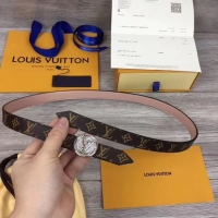 Fashion Louis Vuitton CIRCLE 20MM REVERSIBLE BELT M0053UB pink