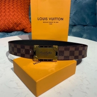 Stylish Louis Vuitton Leather Belt M0197 30MM