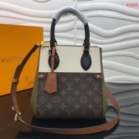 Best Price Louis Vuitton Original FOLD TOTE medium M45409 Khaki&black&white