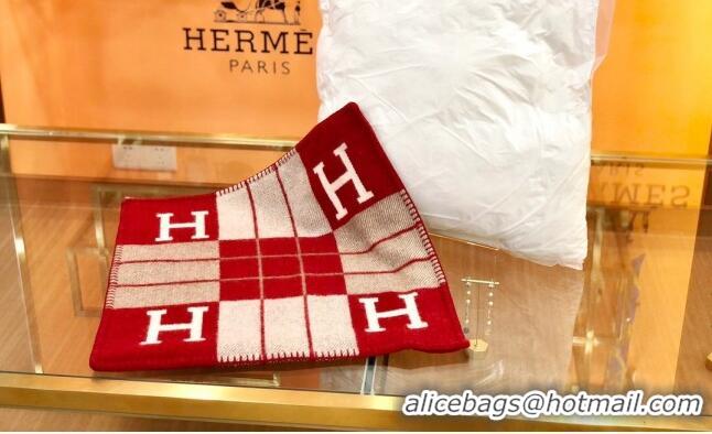 Best Price Hermes Avalon Pillow Small Model 50 x 50 cm H1520 Red 2020