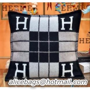 Good Quality Hermes Avalon Pillow Small Model 50 x 50 cm H1520 Black 2020